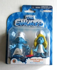 The Smurfs Movie 2 Grab Ems 2-Pack (2013) Clumsy & Smurfette Figures - MOC! - Picture 1 of 5
