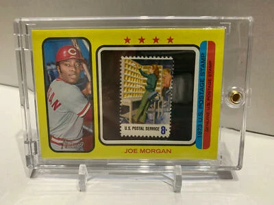 Reliquia de sello postal Topps Heritage Joe Morgan 2022 73 PS-JM 38/50 Foto 1 de 2