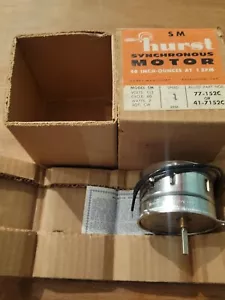 Hurst 1 RPM Model SM Electric Motor 115V 7W 60Hz - Picture 1 of 3