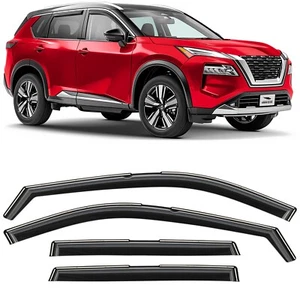Rain Guards Vent Visors Shade for 2021-2025 Nissan Rogue - Picture 1 of 8