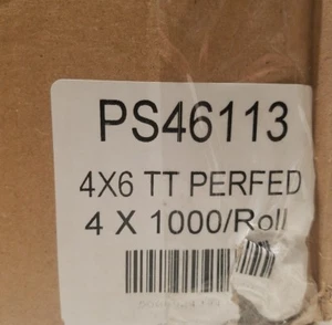 Etiquetas de transferencia térmica industrial Pm Company PS46113, 4X 6 - caja de 4 rollos - Imagen 1 de 3