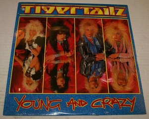 Tiger Tailz - Young And Crazy 1987 Combat Records Glam Hair Metal New Sealed Oop - Picture 1 of 4