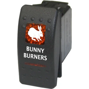 BUNNY BURNERS 527O Rocker Switch 12V ON-OFF amber 20A waterproof - Imagen 1 de 1