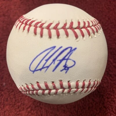 Jeff Niemann Firmado OML Béisbol - MLB Lanzador Autógrafo Tampa Bay Rays Foto 1 de 4