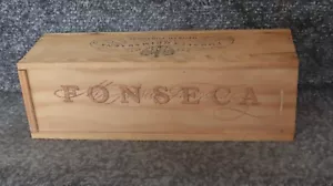 Un CONTENITORE FONSECA IN LEGNO LARGO 12,75"" LUNGO x 4"" n. SCATOLA 27 PORTE COPERCHIO SCORREVOLE c/w - Foto 1 di 8