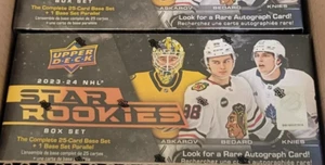 2023-24 Cubierta Superior NHL Star Rookies Hockey Caja Set Sellado Connor Bedard Automático? - Imagen 1 de 1