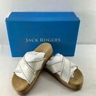 Jack Rogers Lexi Criss-Cross Sandals White Size 5