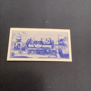1955 Blue Band History Of London Transport Card #1 Stage Coach OO - Bild 1 von 2