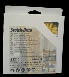SPAZZOLE RADIALI ABRASIVE 3M T-C BRISTLE GRANA 80 - Foto 1 di 1