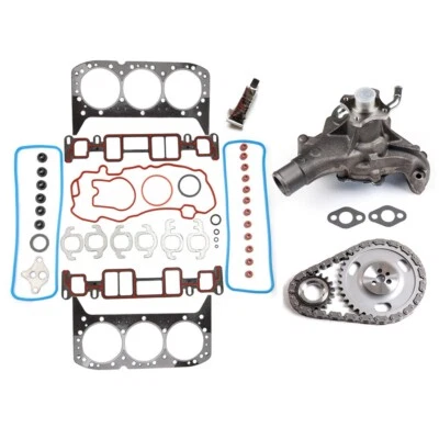 Head Gasket Set Timing Chain Kit Water Pump For 96-98 Chevrolet Express 1500 Foto 1 de 4