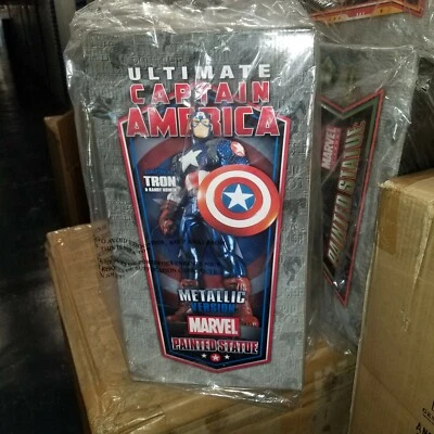 DOS Estatua Marvel 1/6 Bowen Ultimate Capitán América y Variante Metálica ¡SELLADA!! Foto 1 de 4