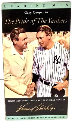Lou Gehrig - The Pride of the Yankees - Gary Cooper as Lou Gehrig - Vintage VHS Foto 1 de 4