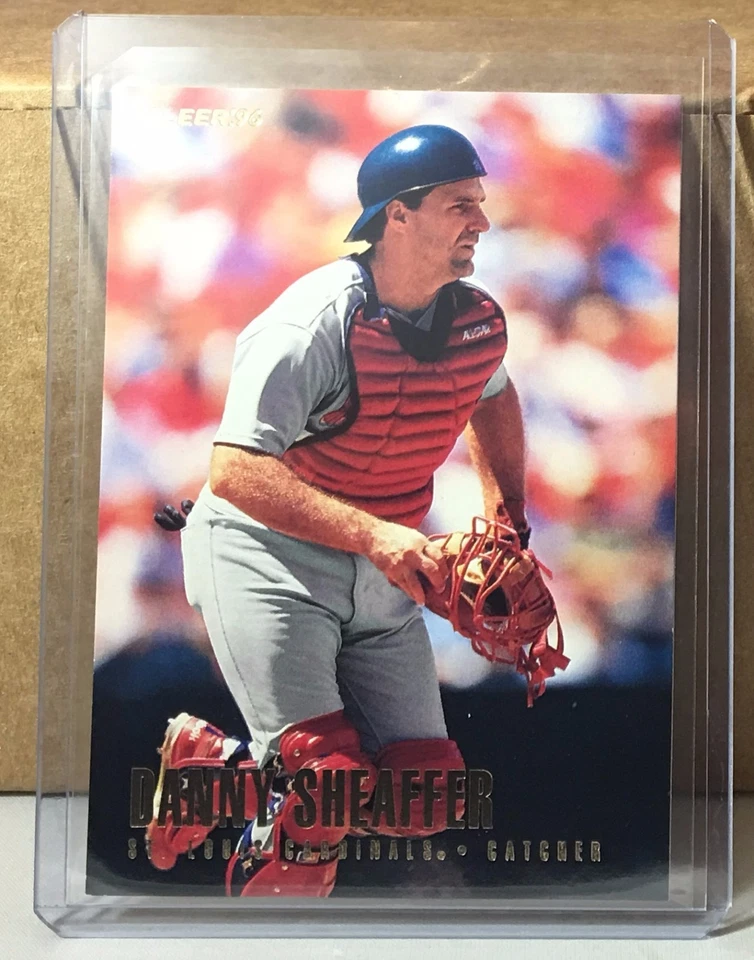 1996 FLEER TIFFANY GOLD #555 DANNY SHEAFFER ST. LOUIS CARDINALS Rare Variation - Image 1 of 1