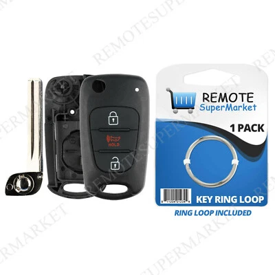 Replacement for Kia 2012-2014 Rio 2012 Rio 5 Remote Car Fob Shell Case Pad Foto 1 de 4