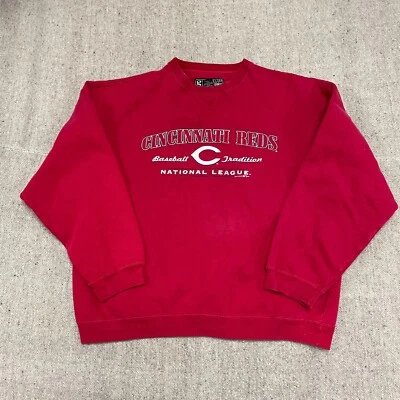 vintage Cincinnati red sweatshirt mens xl red 2000s MLB Baseball - Image 1 of 4