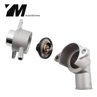 Carcaça do termostato do líquido de arrefecimento do motor para Chevy Aveo 04-08 Chevrolet Aveo5 07-08 - Imagem 1 de 4