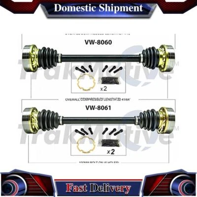 Conjunto de junta de eje de transmisión trasero CV para Volkswagen Vanagon 1980 1981-1982 1980 Foto 1 de 3