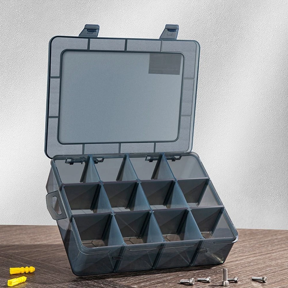 Screw Packaging Slots Component Case Organizer Box Tool Storage Box Parts Box - Image 1 of 4