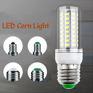 LED Corn Bulbs E27 E14 E26 E12 Screw Base Lamp 3W 5W 7W 9W 12W 110V 220V Light - Picture 1 of 17