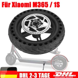 Für Xiaomi E-Scooter Mi M365 1S Hinterrad Luftreifen Vollgummi mit Felge 8,5" - Bild 1 von 13