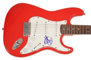 Pat Metheny Signed Autograph Full Size Red Fender Stratocaster Guitar w/ JSA COA - Picture 1 of 2