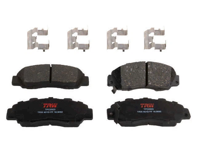 Juego de pastillas de freno delanteras TRW 98754VSCY tipo R 1997-1998, 2000-2001 Acura Integra Foto 1 de 2