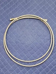 109" long braided Stainless Hose Assy 1000psi, 1/2" fittings 1/4" ID WOW! - Picture 1 of 4