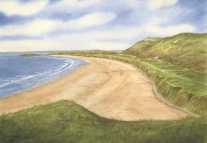 Rhossili Rectory, Gower, Swansea - Greetings Card - Tony Paultyn - Picture 1 of 2