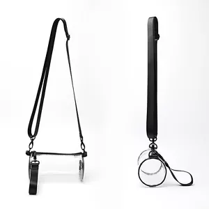 Single Shoulder Transparent Bag Cylinder Shape Waterproof Bag PVC Cross Body Bag - Picture 1 of 9