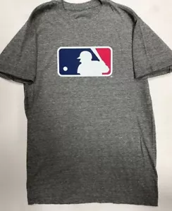 MLB LOGO MAJESTIC ATHLETIC MENS MEDIUM GREY NEW - Picture 1 of 1
