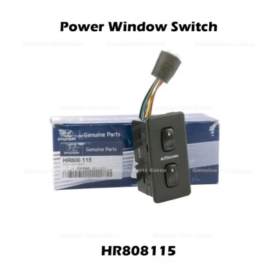 ⭐Genuine⭐ Power Window Switch HR808115 for Hyundai Galloper - Image 1 of 3