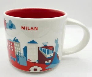 Starbucks You Are Here Milan Collectors Mug Tasse Rot Interior Iconic City Design - Bild 1 von 8