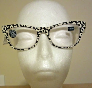 PEEPERS Orchid Island White Leopard (Blue Light Focus Lens) 3.00 Reading Glasses - Picture 1 of 13