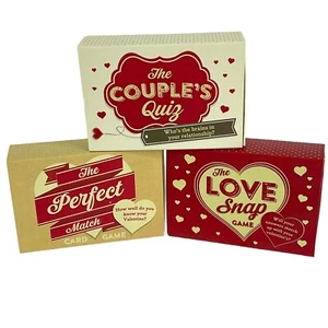 Professor Puzzle Valentine’s Day Card Games Gift Couples Quiz Love New Sealed - Picture 1 of 10