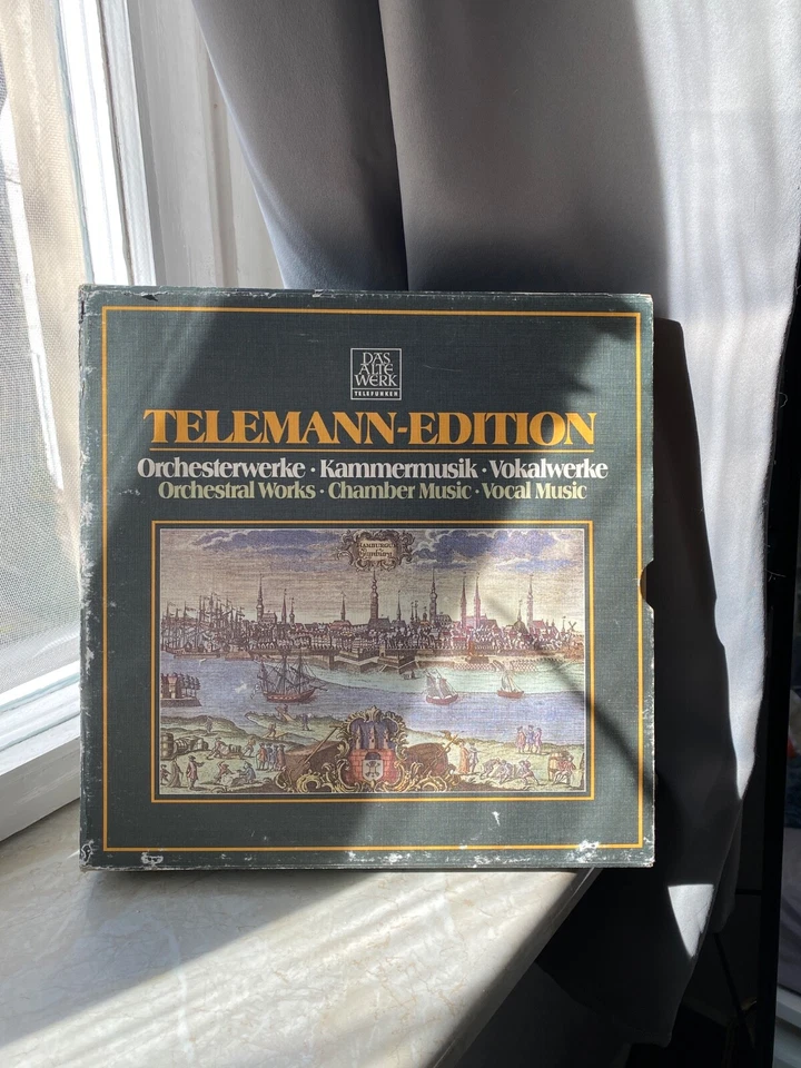 Telemann-Edition Orchesterwerke - Kammermusik - Vokalwerke - Vinyl Box - Bild 1 von 4