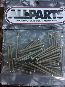Allparts Bulk Lot of Nickel Guitar Humbucking Pickup Screws - Picture 1 of 2