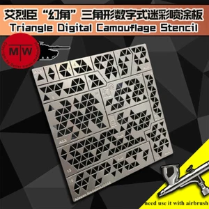 1/35 Dreieck Digital Camouflage Schablone Leckage Spray Modellwerkzeuge - Bild 1 von 6