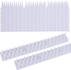 12 Pack Bird Spikes 13.2 FT Bird Deterrent Spikes for Small Birds Squirrels Cats - Picture 1 of 12