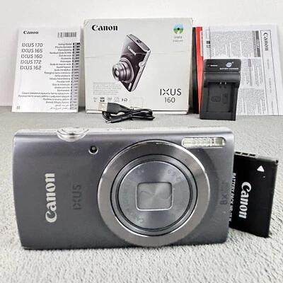Canon IXUS 160 / PowerShot ELPH 160 / IXY 150 20 MP Digital Camera Boxed !READ! - Bild 1 von 4