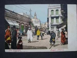 Used Colour Post Card Main Street Tangiers, Morocco - Picture 1 of 2