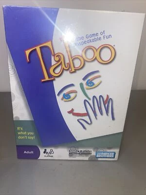 Taboo Adult Board Game of Unspeakable Fun 2009 Edition Parker Brother New Sealed - Image 1 of 2