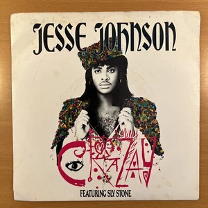 JESSE JOHNSON Inc SLY STONE - Crazy - Scarce 1986 UK 2-track 7" Vinyl Single - Picture 1 of 4