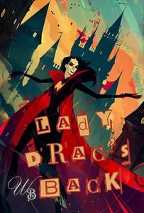 Lady Drac's Back Period Tracker PMS Funny Menstrual Cycle Notebook Journal - Picture 1 of 12
