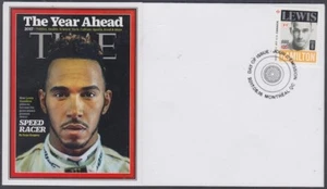 CANADA # 2997.8 - FORMULA 1 LEWIS HAMILTON  POSTAGE STAMP on SUPERB ENVELOPE #8 - Picture 1 of 1