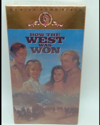 How the West Was Won (VHS, 1963, 2-tape) New Sealed Debbie Reynolds Gregory Peck Foto 1 de 4