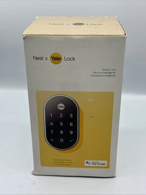 Google Nest x Yale Smart Lock Deadbolt Satin Nickel, RB-YRD540-WV-619, WiFi New  - Image 1 of 4