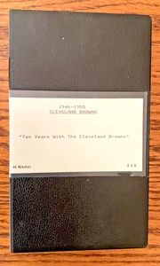 1946-1955 Cleveland Browns Highlight Films Rare Sportsfilms VHS - Picture 1 of 2