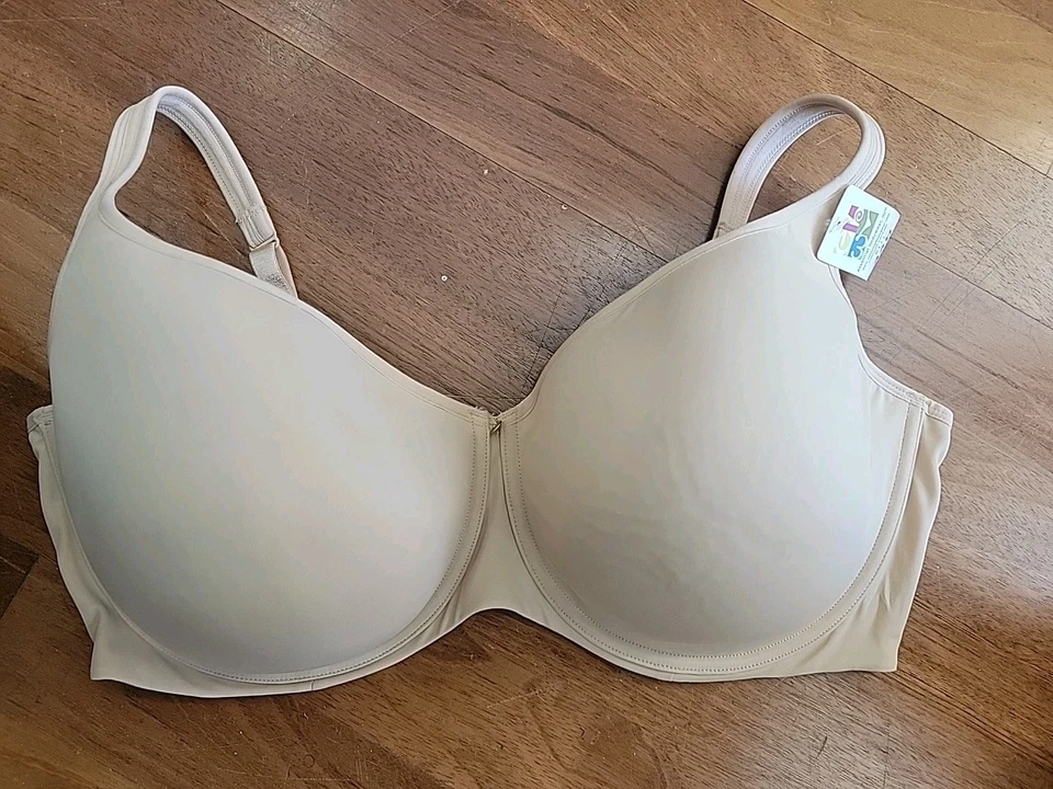 Sujetador con aros Abbie Essential Bodywear #6111 Buff 44G "NUEVO CON ETIQUETAS" NUEVO Foto 1 de 2