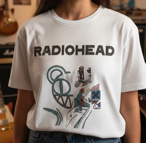 Radiohead T-Shirt & Sweatshirt, 90s Indie Rock Band Tee, Vintage Album Graphic S - Bild 1 von 8