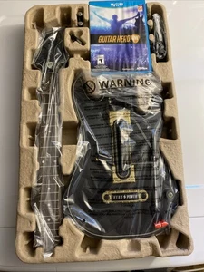 Guitar Hero Live Spiel Wii U & Hero Power Gitarre Wireless Controller Komplett Neu - Bild 1 von 8